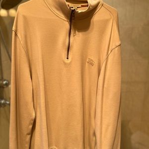 BURBERRY QUARTER ZIP PULL OVER